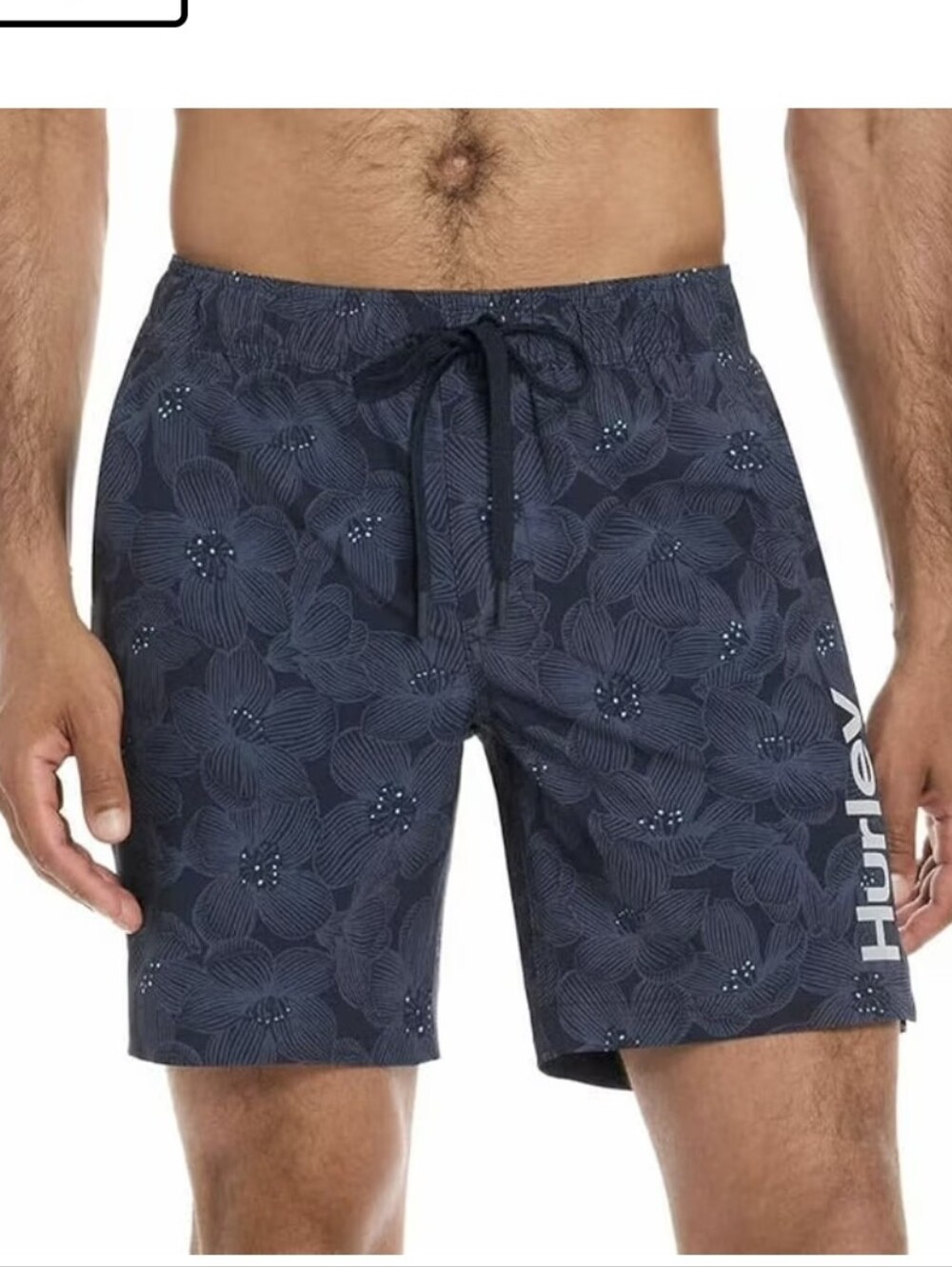 Hurley Men's Dark Navy Swim Trunks Sz.L NWT